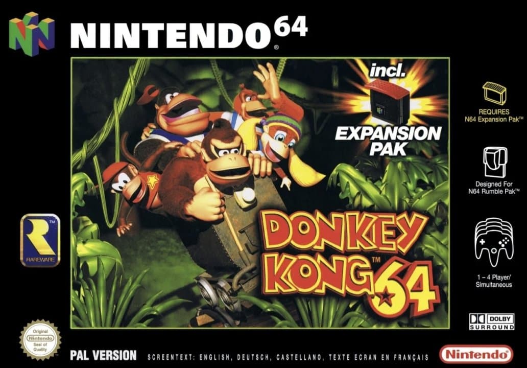 Cover art for Donkey Kong 64