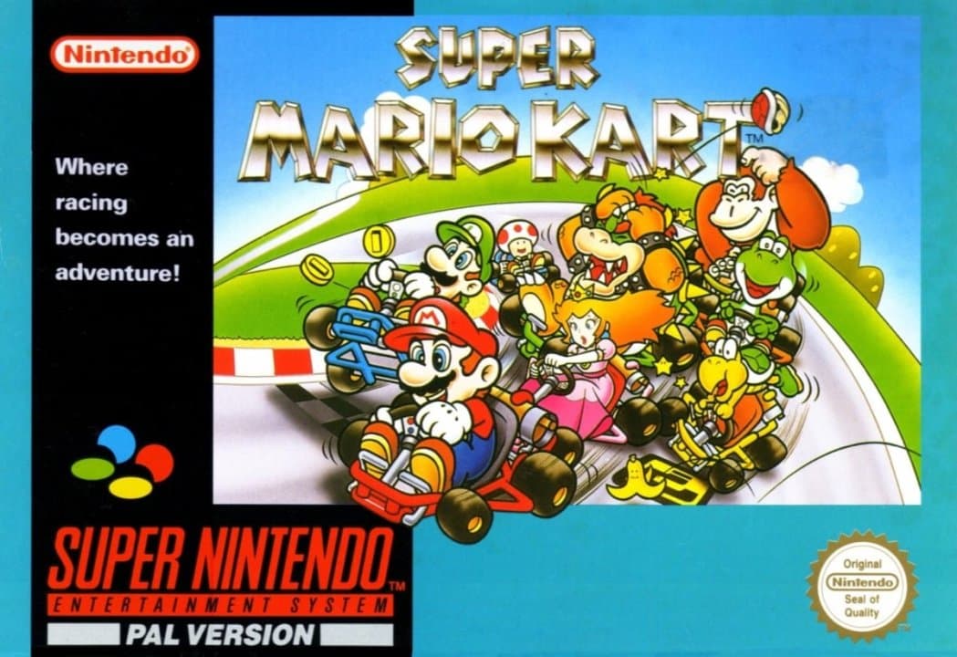 Cover art for Super Mario Kart