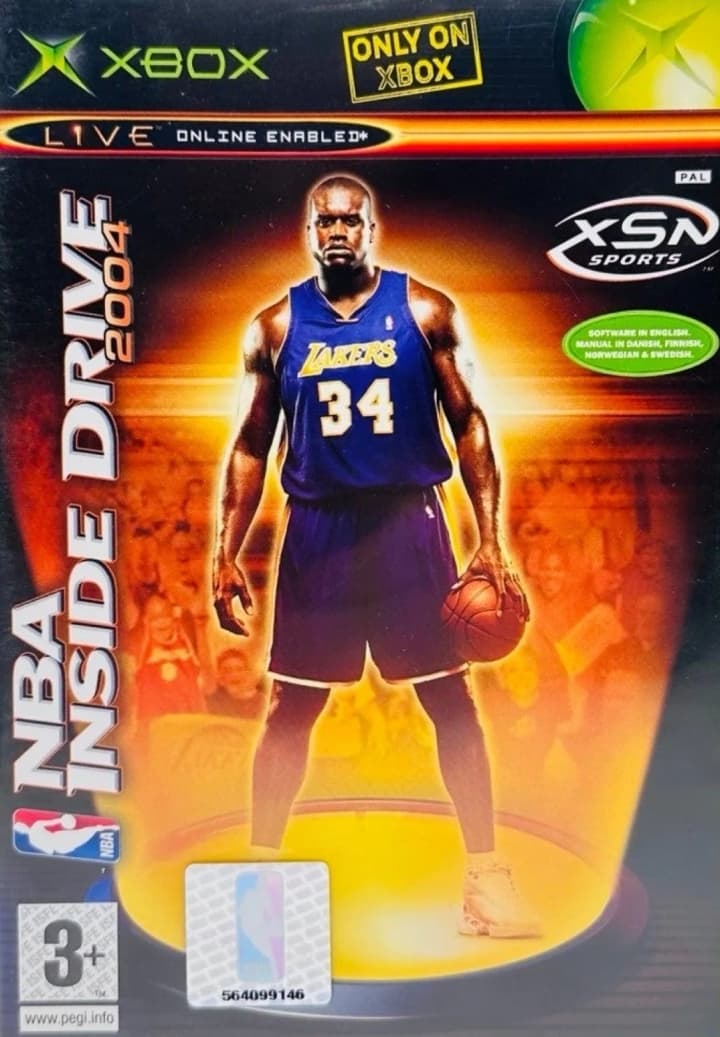 Cover art for NBA Inside Drive 2004