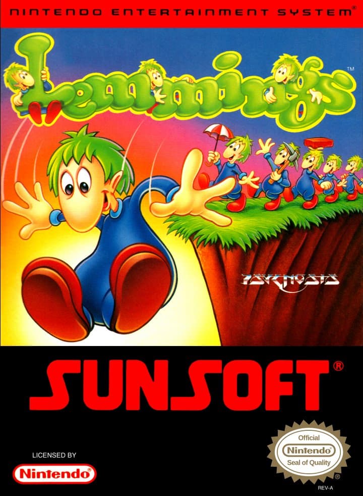 Cover art for Lemmings