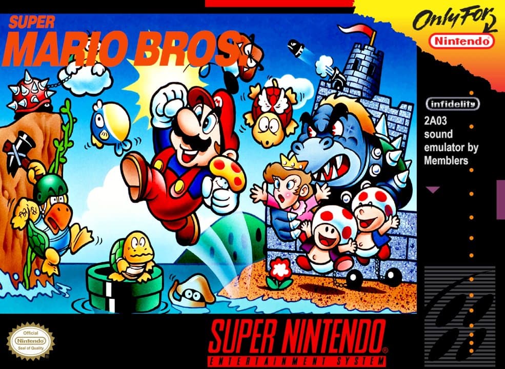 Cover art for Super Mario Bros