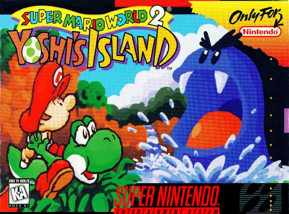 Cover art for Super Mario World 2 Yoshi's Island