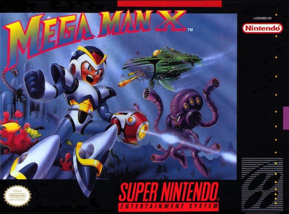 Cover art for Mega Man X [Blue Iam8bit 30th Anniversary Edition]