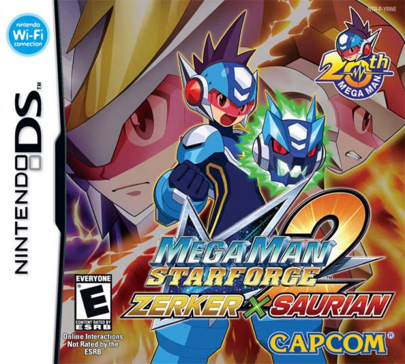 Cover art for Mega Man Star Force 2 Zerker X Saurian