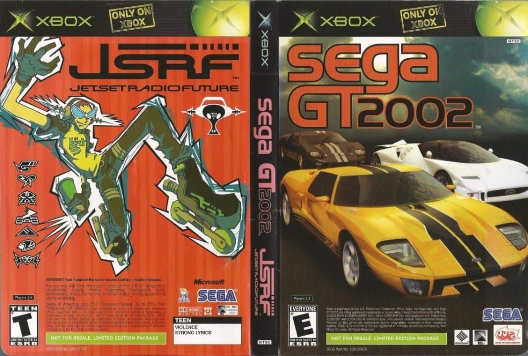 Cover art for Sega GT 2002 & JSRF