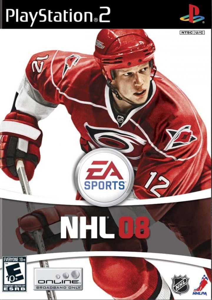 Cover art for NHL 08