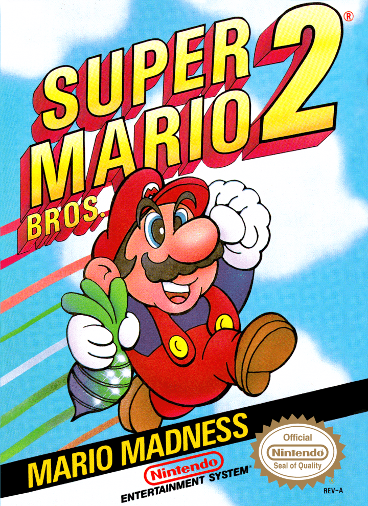 Cover art for Super Mario Bros. 2