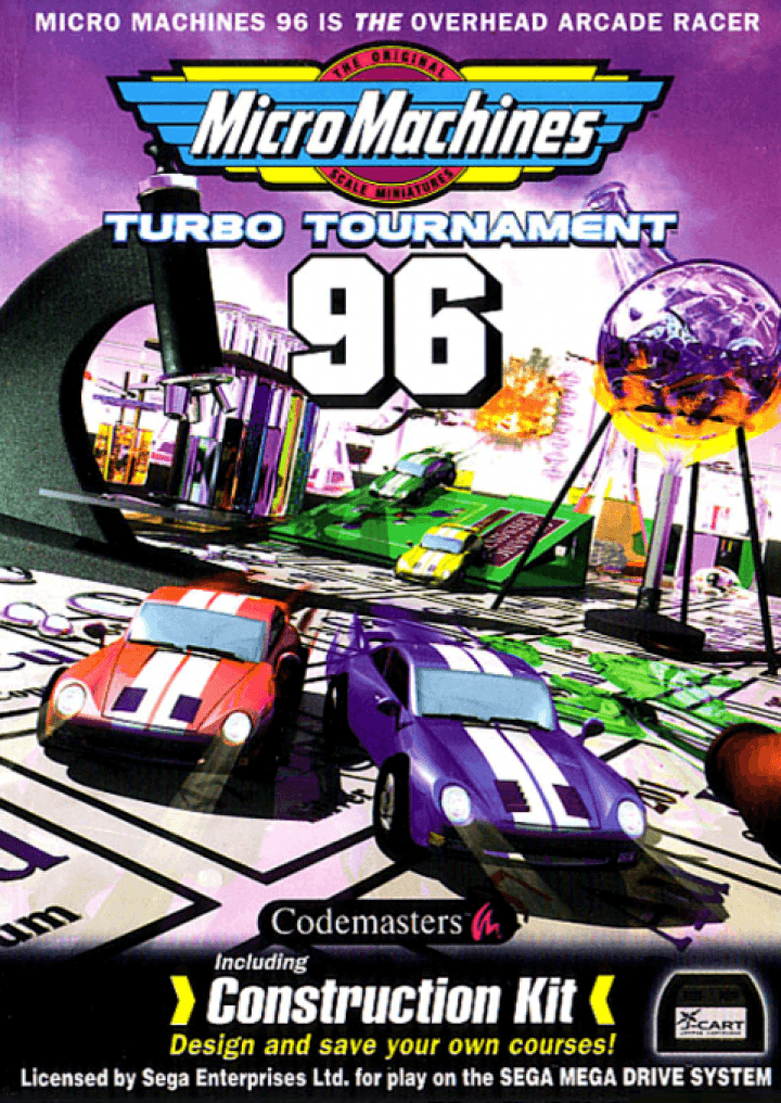 Cover art for Micro Machines: Turbo Tournament 96