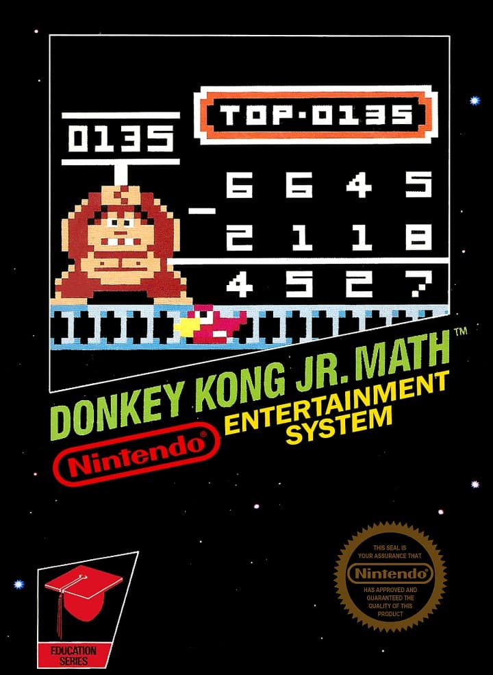 Cover art for Donkey Kong Jr Math