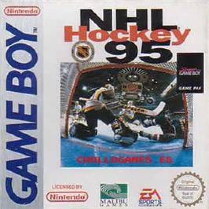 Cover art for NHL Hockey 95