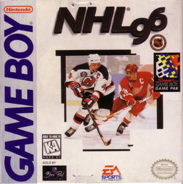 Cover art for NHL 96