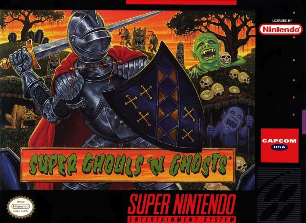 Cover art for Super Ghouls 'N Ghosts
