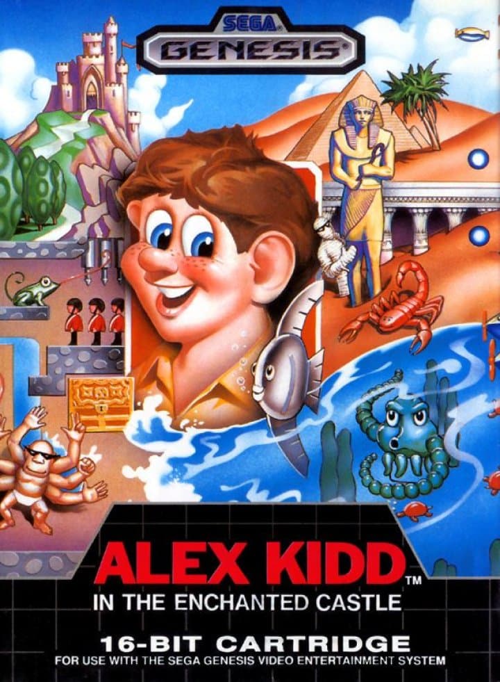 Cover art for Alex Kidd in the Enchanted Castle