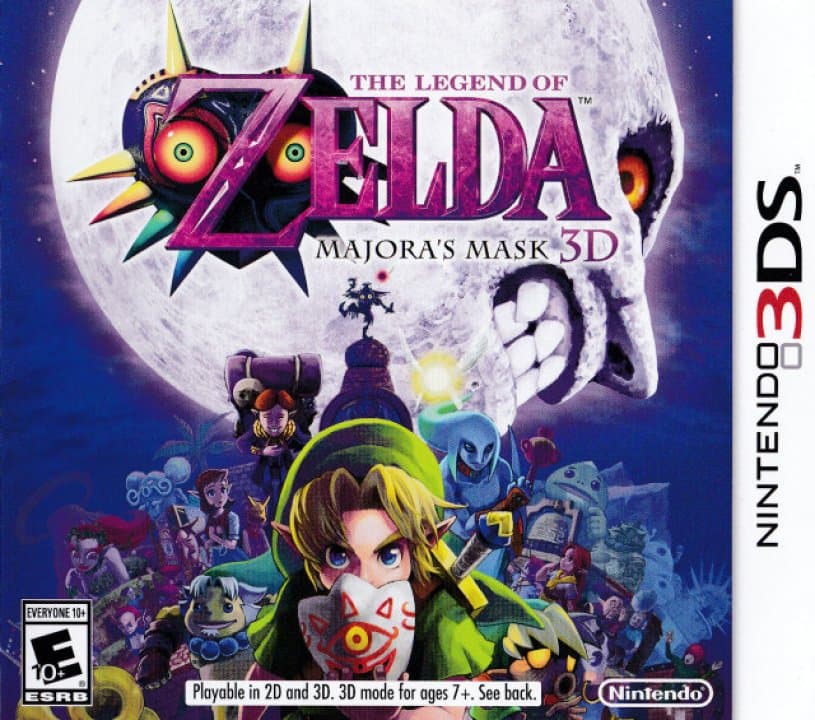 Cover art for Zelda Majora's Mask 3D