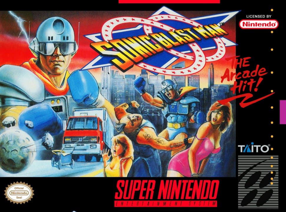 Cover art for Sonic Blast Man 2