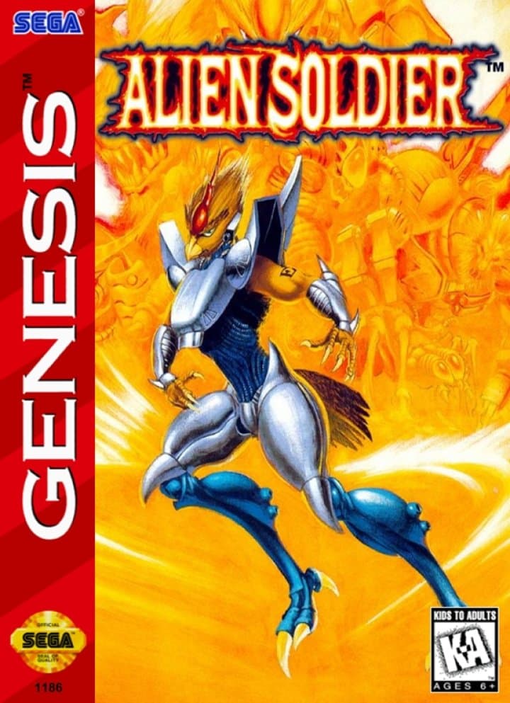 Cover art for Alien Soldier