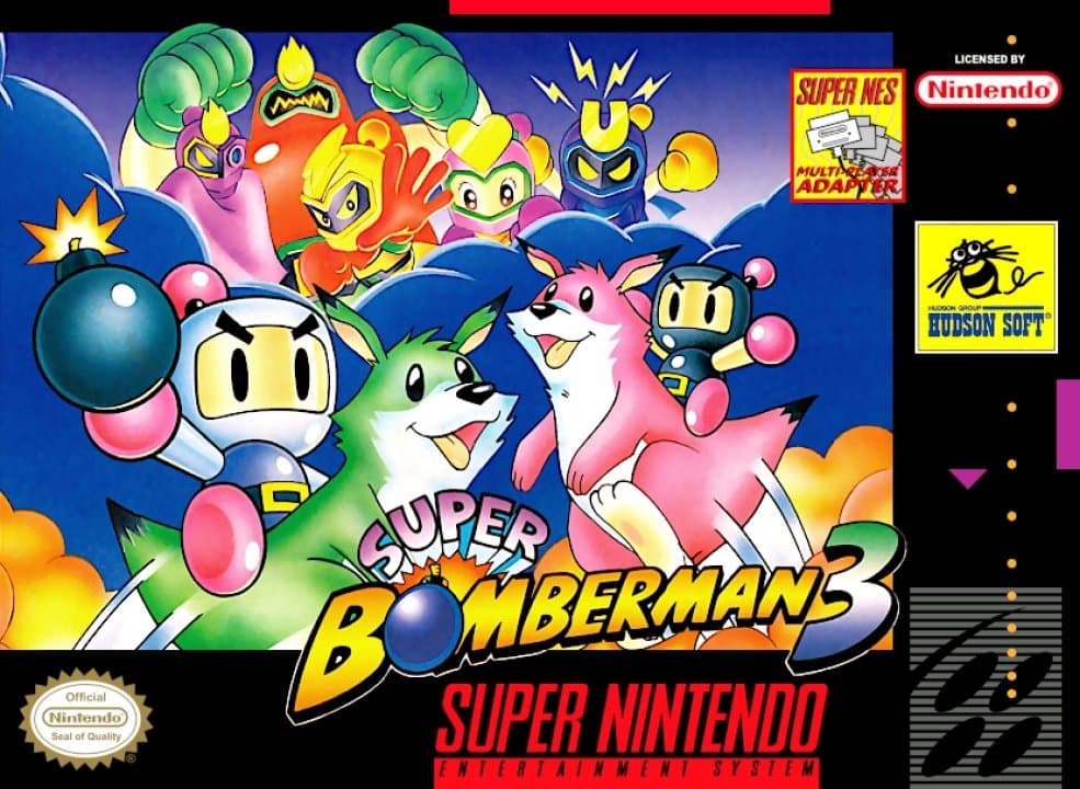Cover art for Super Bomberman 3