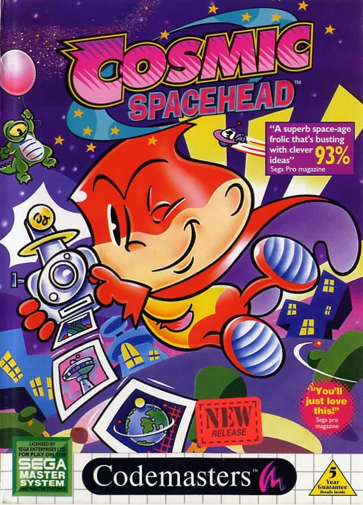 Cover art for Cosmic Spacehead