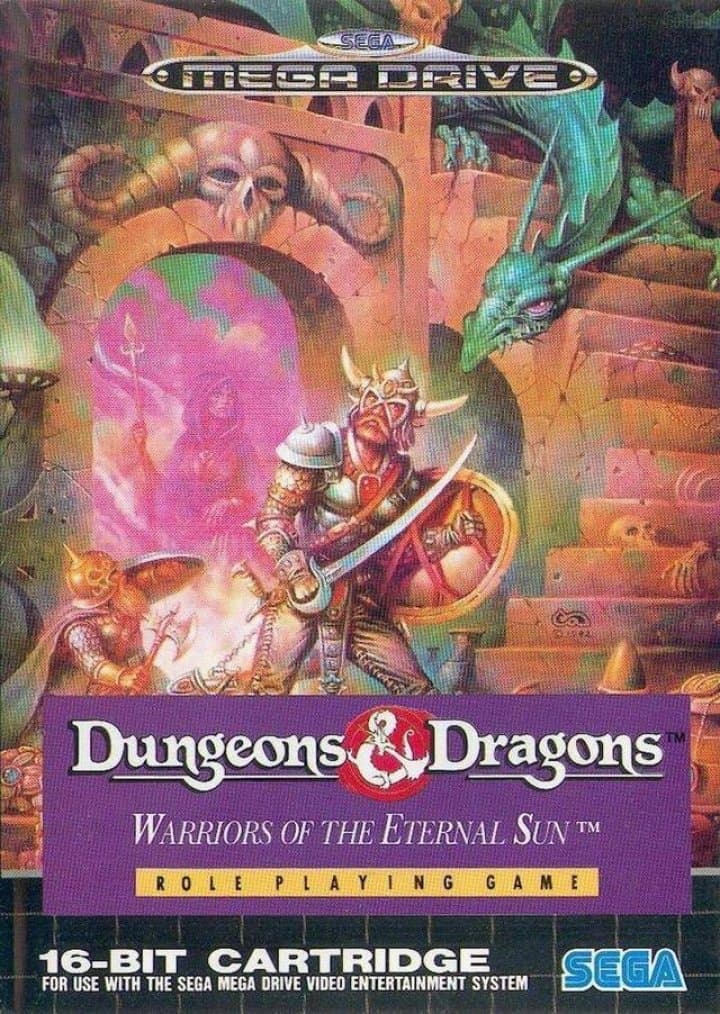 Cover art for Dungeons & Dragons: Warriors of the Eternal Sun