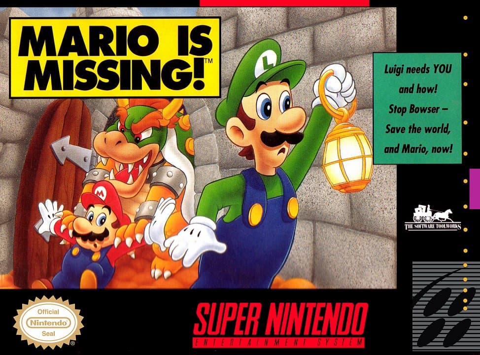 Cover art for Mario is Missing