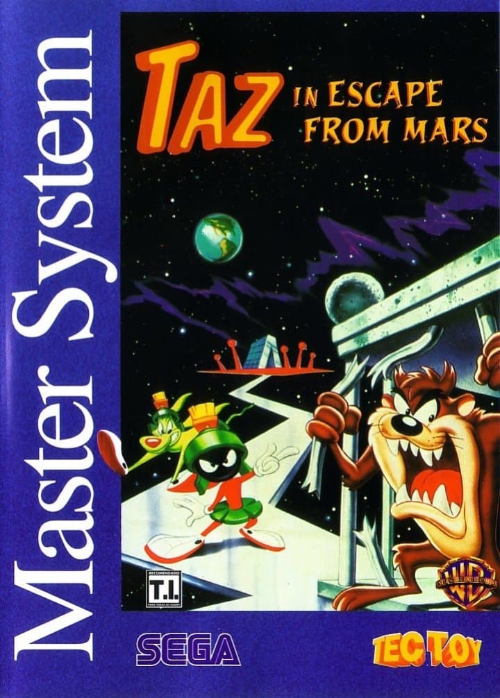 Cover art for Taz in Escape from Mars
