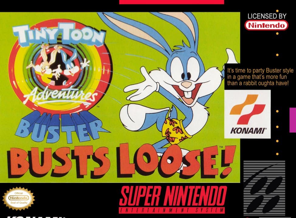 Cover art for Tiny Toon Adventures Buster Busts Loose