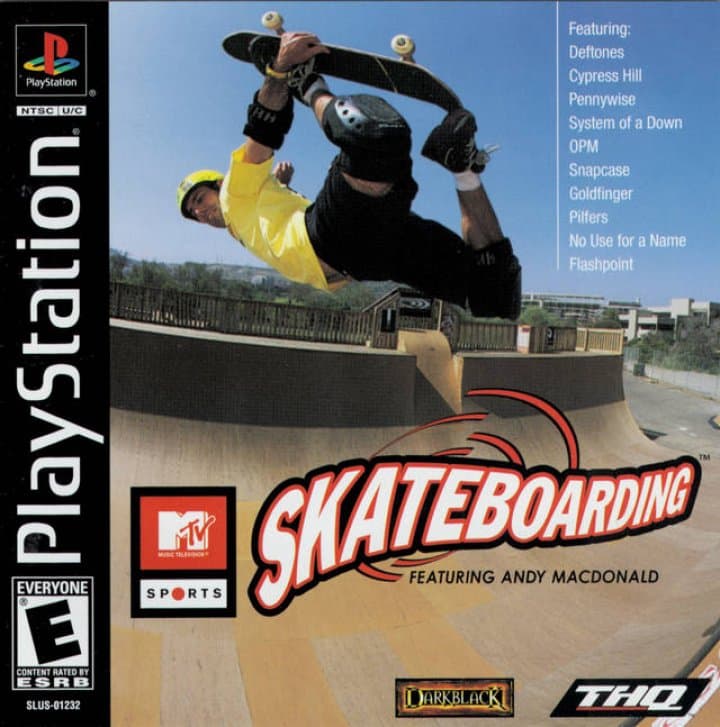 Cover art for MTV Sports Skateboarding
