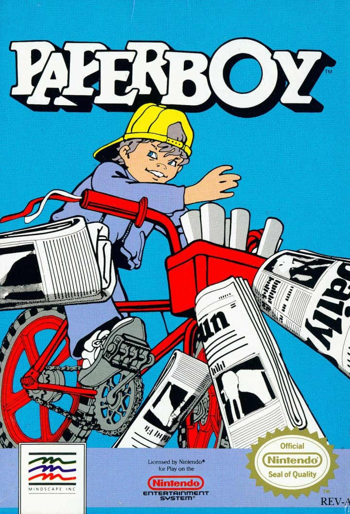 Cover art for Paperboy