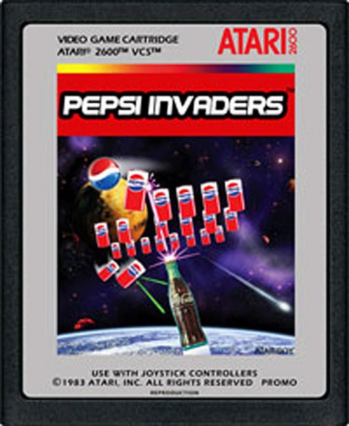 Cover art for Pepsi Invaders