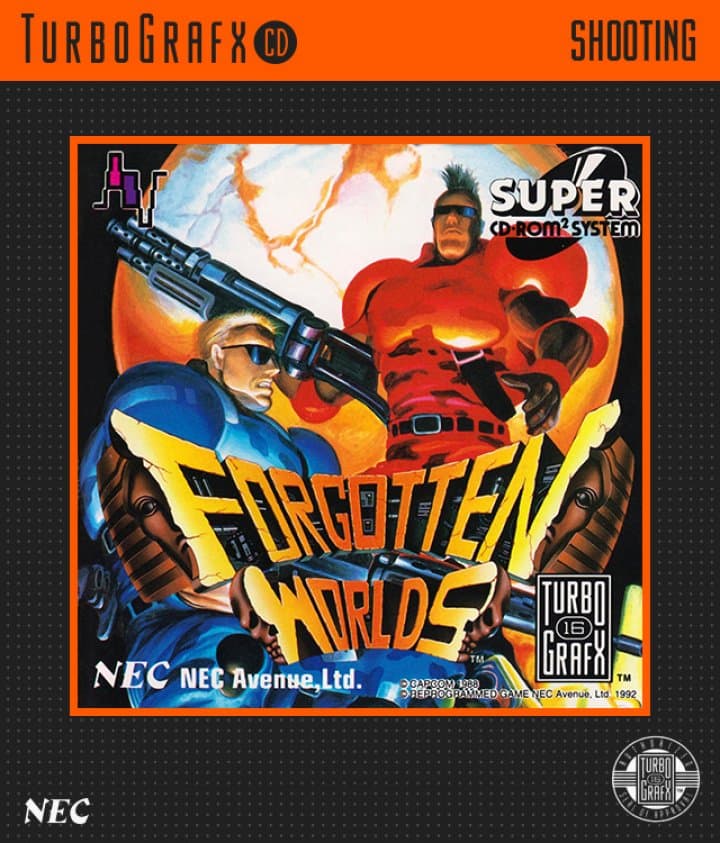 Cover art for Forgotten Worlds