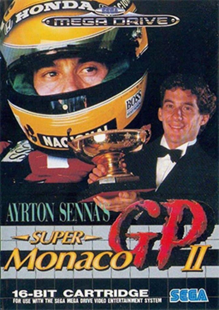 Cover art for Ayrton Senna's Super Monaco GP II