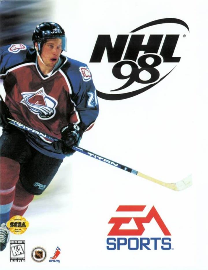 Cover art for NHL 98