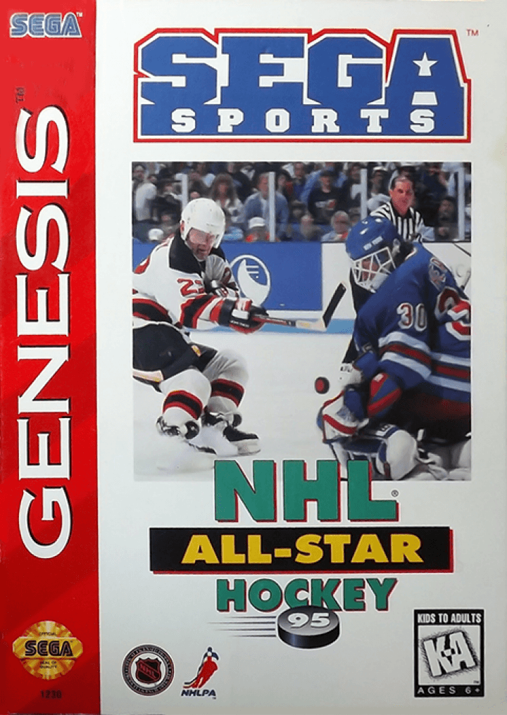 Cover art for NHL All-Star Hockey 95