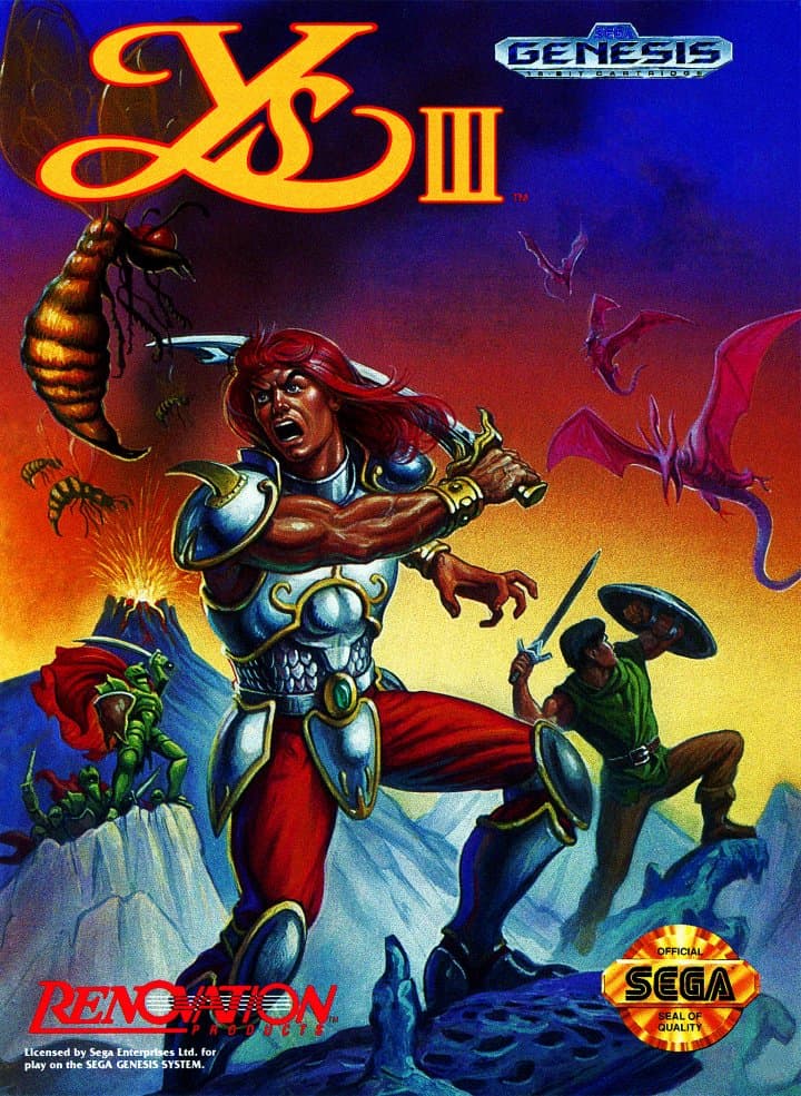 Cover art for Ys III: Wanderers from Ys