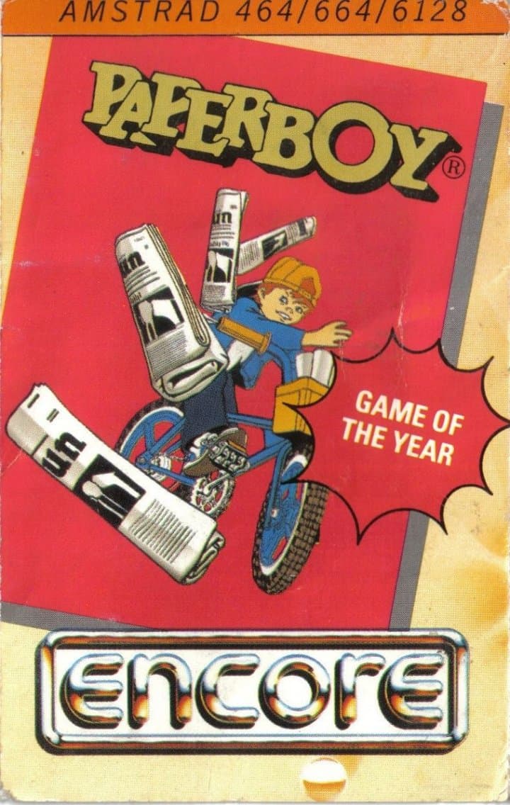 Cover art for Paperboy
