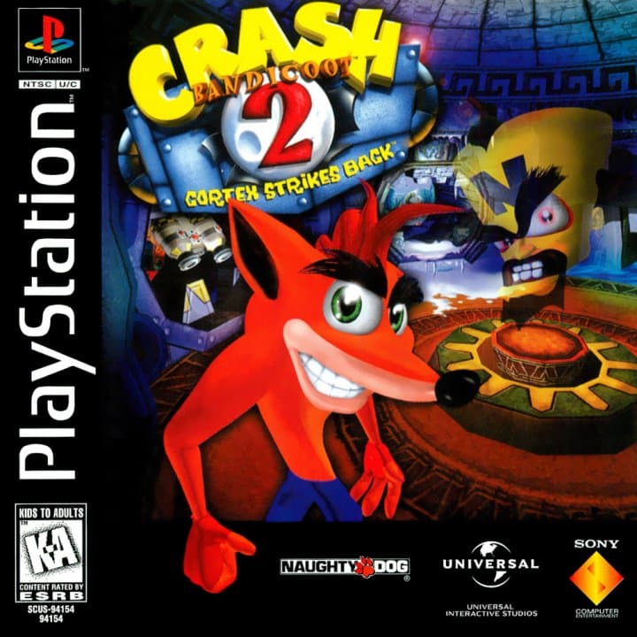 Cover art for Crash Bandicoot 2 Cortex Strikes Back [Greatest Hits]