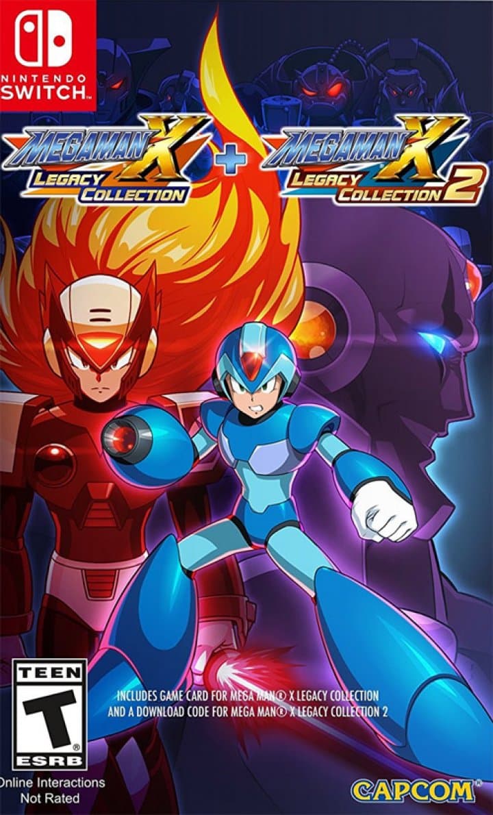 Cover art for Mega Man X Legacy Collection 1 + 2