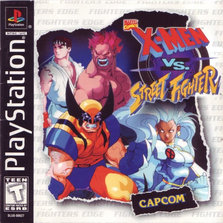 Cover art for X-Men Vs. Street Fighter