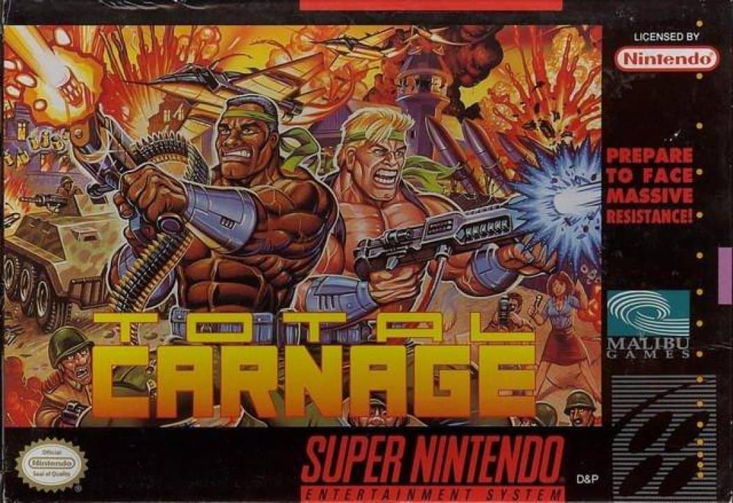 Cover art for Total Carnage