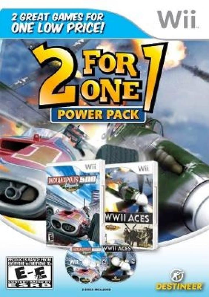 Cover art for 2 for 1 Power Pack WWII Aces & Indianapolis 500 Legends