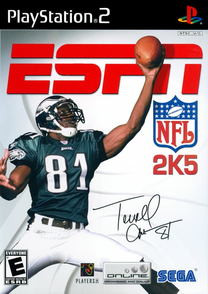 Cover art for ESPN NFL 2K5
