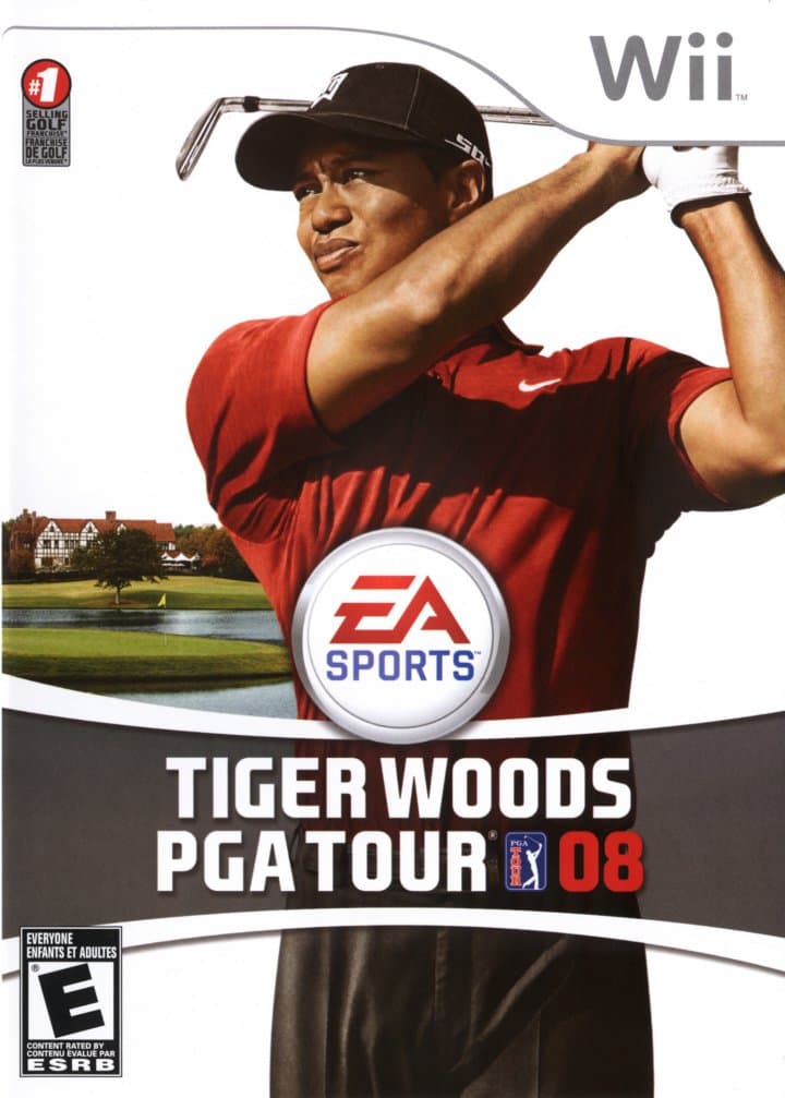 Cover art for Tiger Woods PGA Tour 08