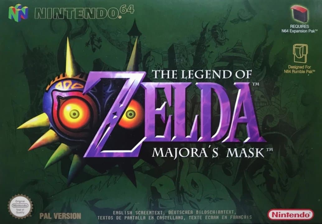 Cover art for Zelda Majora's Mask [Adventure Set]