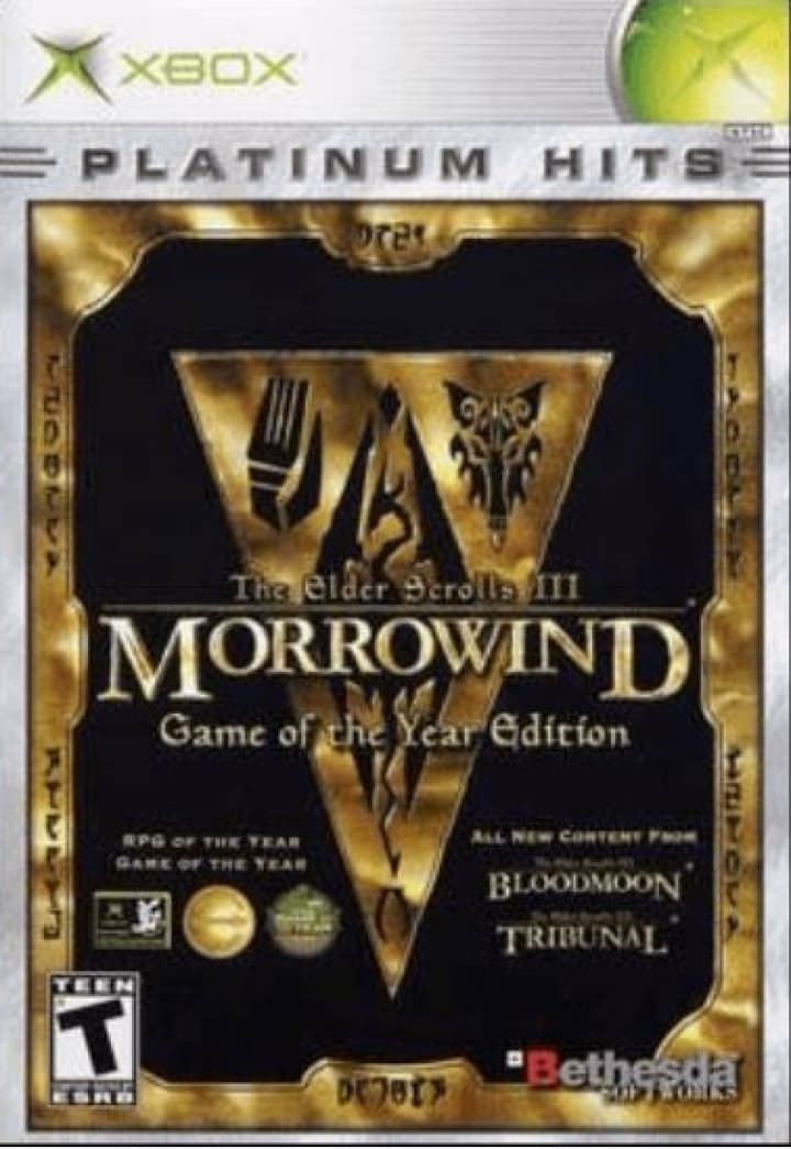 Cover art for Elder Scrolls III Morrowind [Platinum Hits]