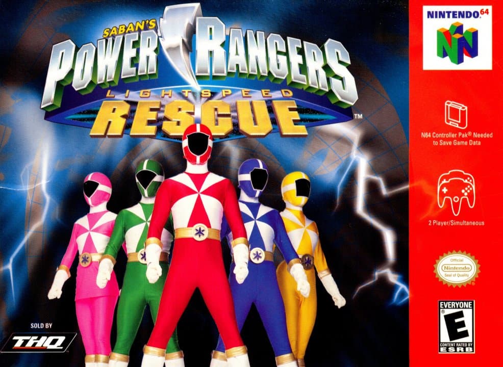 Cover art for Power Rangers Lightspeed Rescue