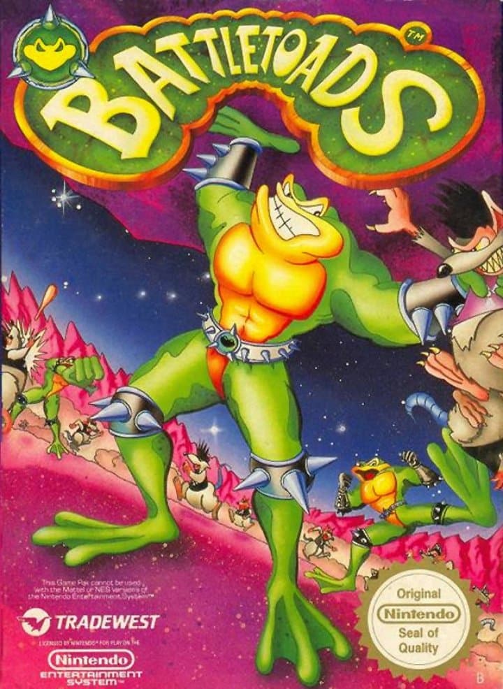 Cover art for Battletoads in Battlemaniacs