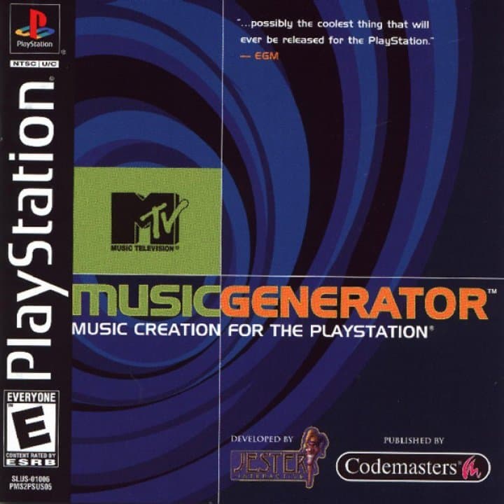 Cover art for MTV Music Generator