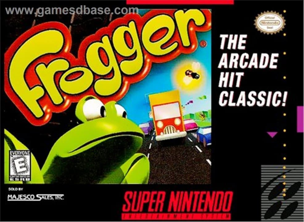 Cover art for Frogger