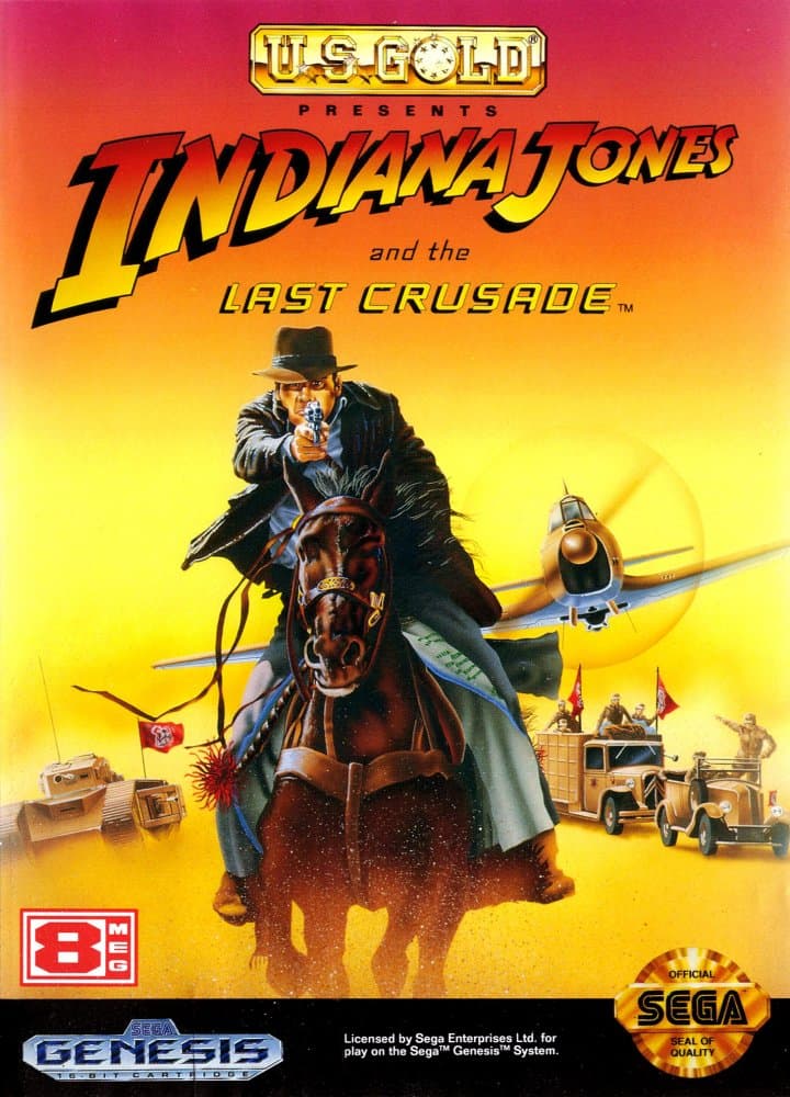 Cover art for Indiana Jones and the Last Crusade
