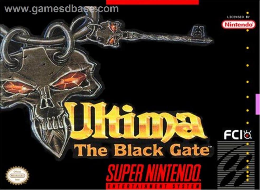 Cover art for Ultima The Black Gate